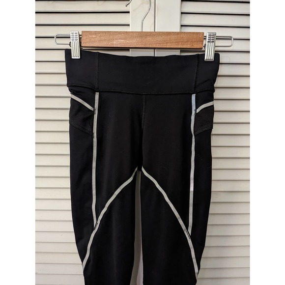 Athleta black reflective leggings XXS - Picture 2 of 5